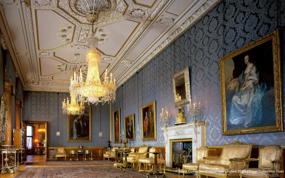 Gemälde und Einrichtung in den State Apartments